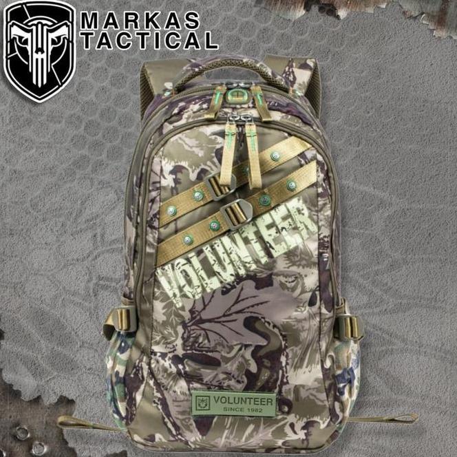 Tas Ransel Volunteer (01) Camo Tas Volunter Camo Tas Gunung Tas Tactical Oudoor Luar Ruangan