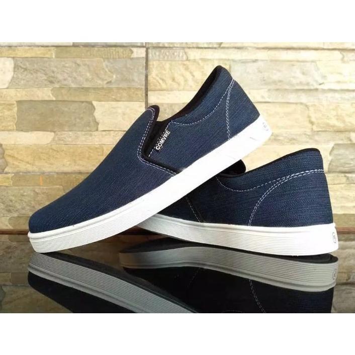 Termurah / Hot Sale Sepatu Pria Slip On Sepatu Pria Tanpa Tali Sepatu Santay