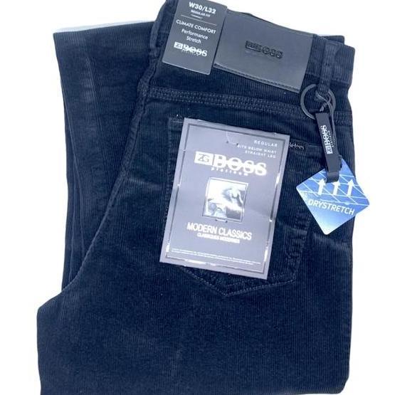 Celana Pria Corduroy Celana Pria Corduroy Stretch Biru Zg Boss Gelap -