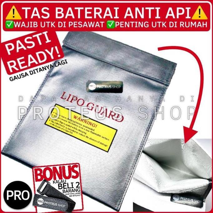 TERBARU TAS BATERAI ANTI API LIPO SAFE GUARD BAG BATTERY DJI MAVIC MINI 2 3 4 5 FPV PRO AIR NEO FLIP