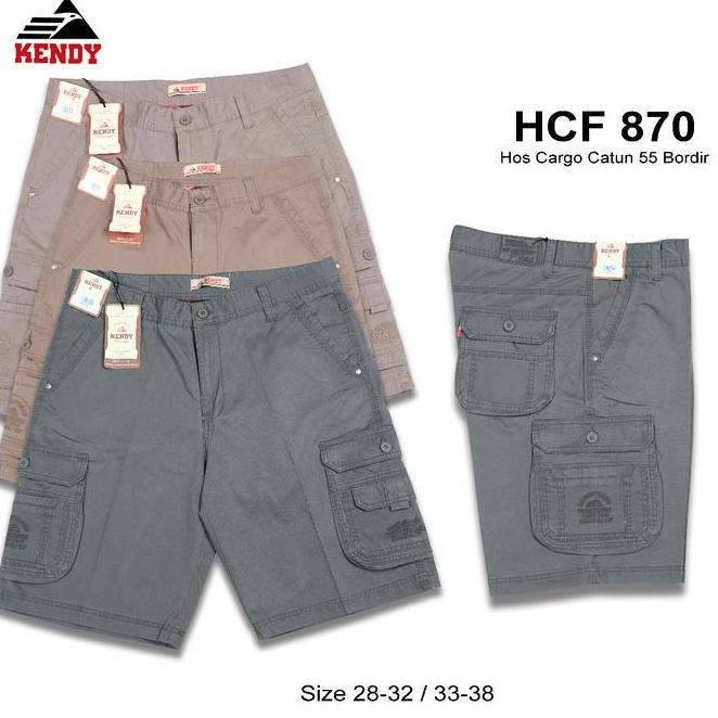 Celana Pendek Katun Santai Cowok Distro Kantong Gemblong Pria Atau