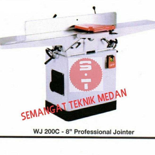WJ-200C MESIN SERUT KETAM DUDUK WOOD JOINTER KAYU 8" OSCAR WJ200C