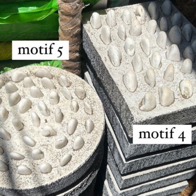 Batu Taman / Batu Pijakan / Batu Semen / Batu Pembatas / Batu Taman