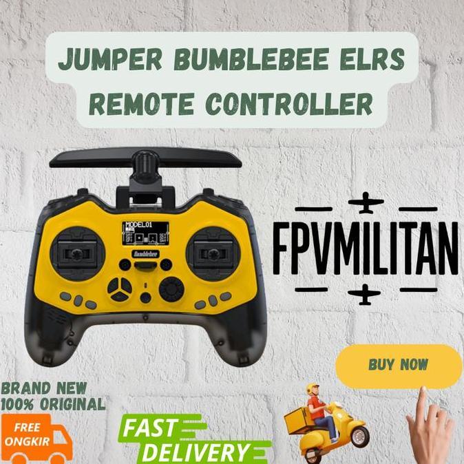 Jumper Bumblebee ELRS 2.4G OLED Screen Hall Sensor Gimbal EdgeTX Radio Controller TX