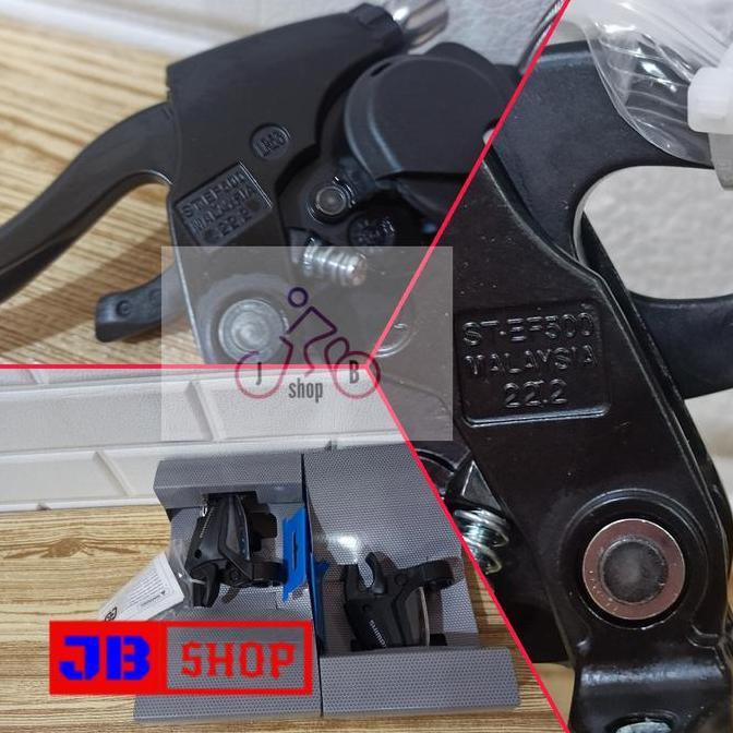 SHIFTER HANDLE REM BRAKE LEVER SHIMANO ALLOY ORIGINAL 3 X 8 24 SPEED SEPEDA MTB LIPAT CITY BIKE