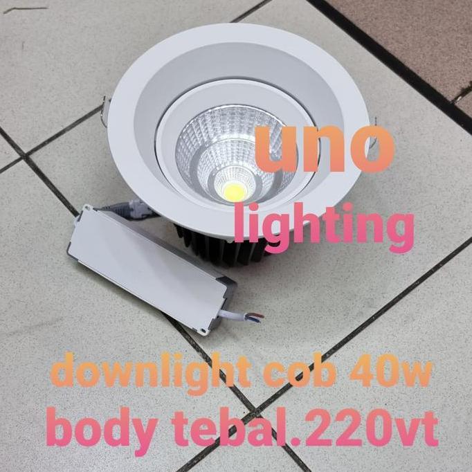 downlight cob 4000k 40watt 40w / ceiling plafon 40 watt natural 220v