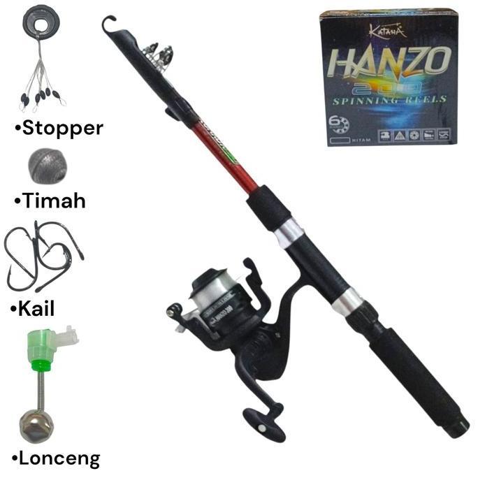 Set Pancing Kolam Termurah (Siap Pakai) Joran Reel