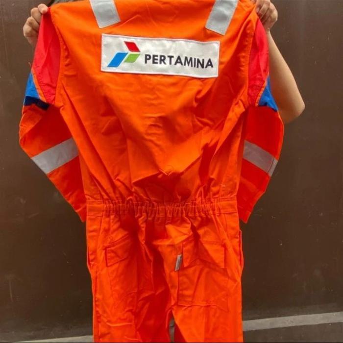 Wearpack Nomex Pertamina Orange / Coverall Wearpack Nomex Pertamina