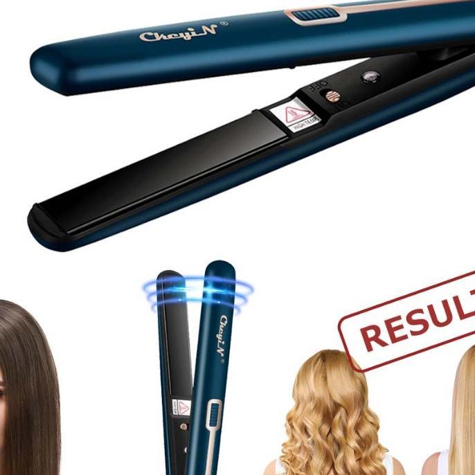 Ckeyin Catokan Rambut Hair Straightener Catok Rambut Lurus Keriting 2 In 1 Catok Curly