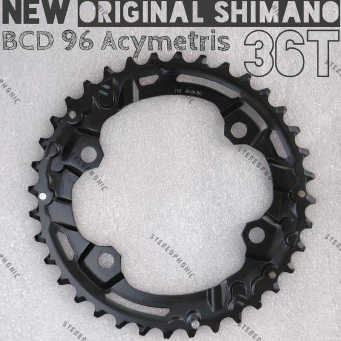 NEW ORIGINAL SHIMANO Chainring BCD96 36T Chainring BCD96 Acymetris 36T Chainring SHIMANO 36T BCD96 A