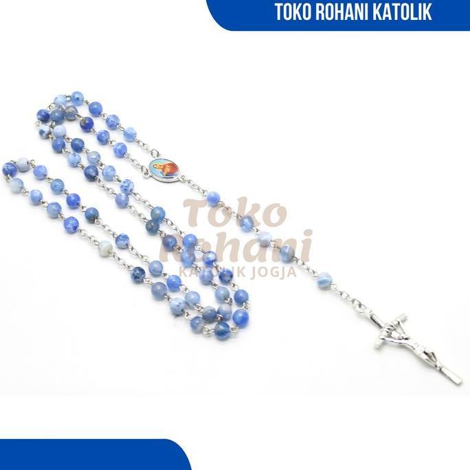 TERBARU ROSARIO KATOLIK (BATU ONYX) / KALUNG ROSARIO KATOLIK / ROSARIO KALUNG BATU ALAM / KONTAS