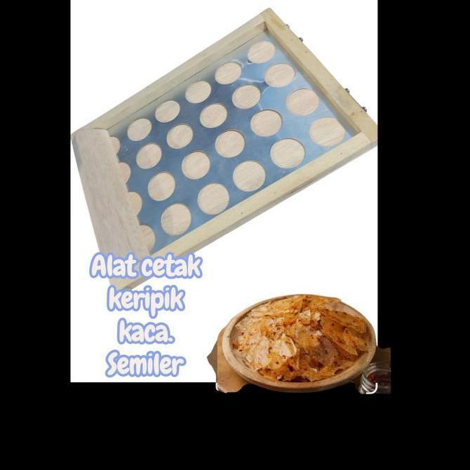 TERLARIS CETAKAN KERIPIK KACA / ALAT PEMBUAT KERIPIK KACA PRAKTIS DAN CEPAT EFISIEN UNTUK KITCHENWAR