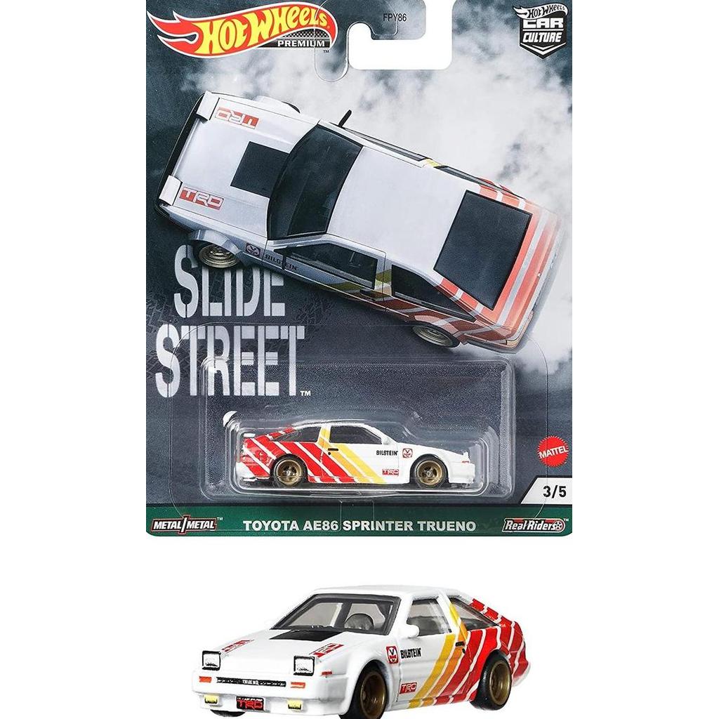 BARU Hotwheels hot slide street toyota ae86 sprinter trueno