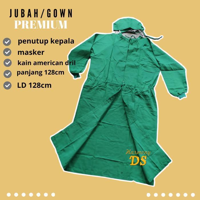 New Best Quality 100% Original Jubah Operasi Baju Ok Gaun Ok Gown Bedah Premium Bisa Dicuci