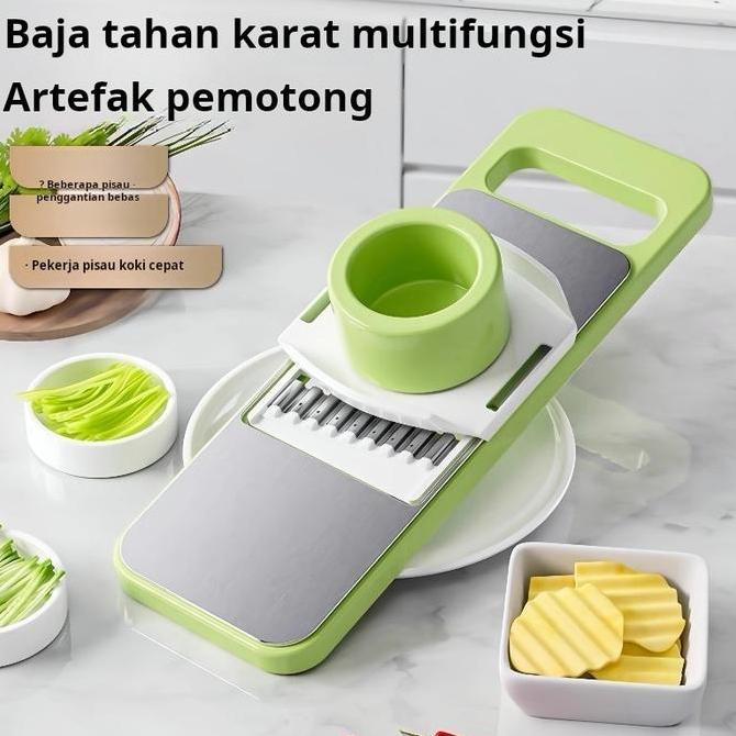 TERLARIS ALAT PEMOTONG SAYUR MULTIFUNGSI, MESIN PARUT KENTANG, ALAT PENGIRIS SAYUR DAPUR, ALAT PARUT