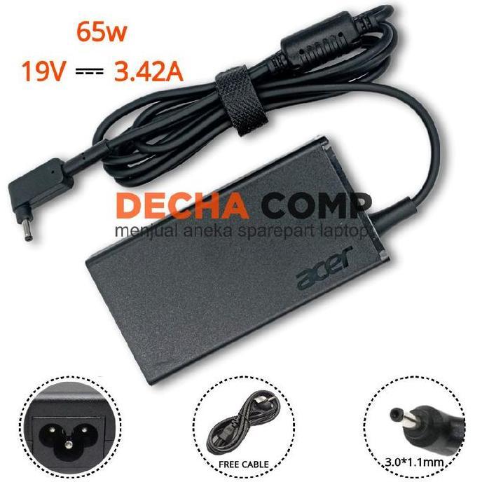 TERBARU - Adaptor Charger Acer Spin 3 Active SP313 SP313-51N 2 IN 1 TOUCH EVO