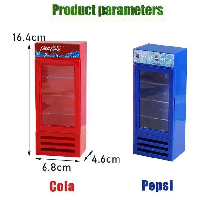 SOJEHBOW Mainan Kulkas Mini Anak Refrigerator Toys Mini Fridge Miniatur Kulkas Anak