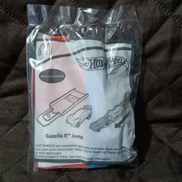 Happy Meal Hotwheels Gazella R jump gazela Barbi hot wheels mcd 2020