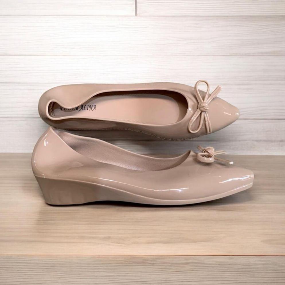 Harga Miring Sepatu Wanita Terbaru/Sepatu Wedges Jelly Alina L550/Sepatu Pantofel Karet /Sepatu Kerj