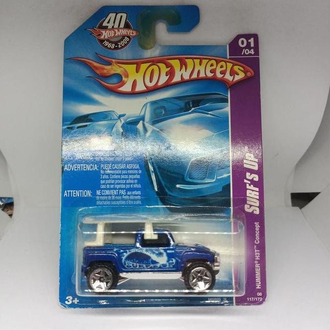 Hotwheels Hummer H3T Concept Biru
