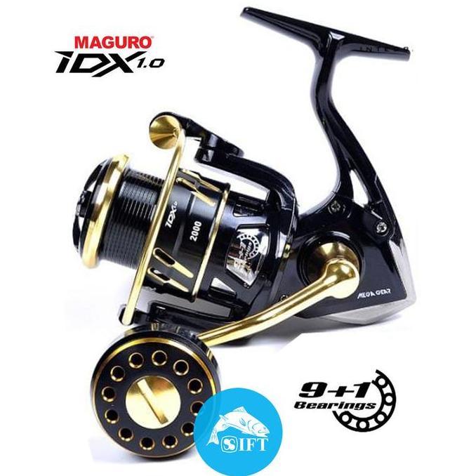 TERBARU - Reel Maguro IDX 1.0 2000 2500 3000CB Power Handle | Spinning | 9+1 B
