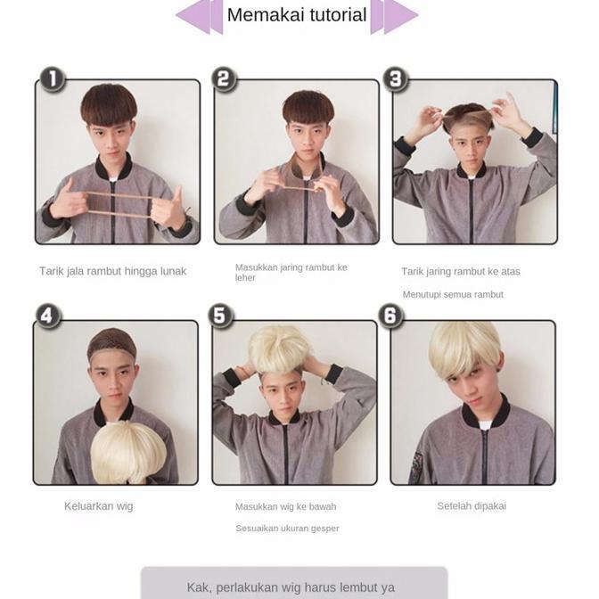 Wig Rambut Pria Others Rambut Palsu CowokWik Rambut Pria Keren Rambut Palsu Cowok KerenWig Pria Ramb