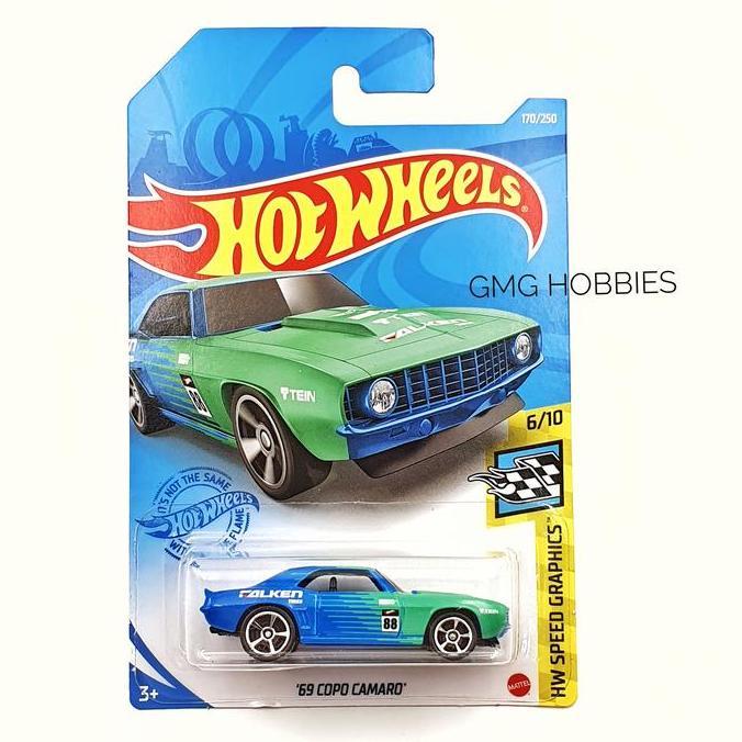 J 2021 '69 COPO CAMARO FALKEN SPEED HOTWHEELS HOT WHEELS DIECAST MOBIL