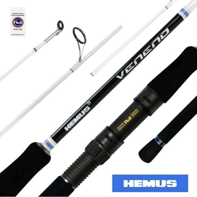 TERMURAH - Joran Pancing Hemus Veneno FUJI ALCONITE Reel SEAT FUJI