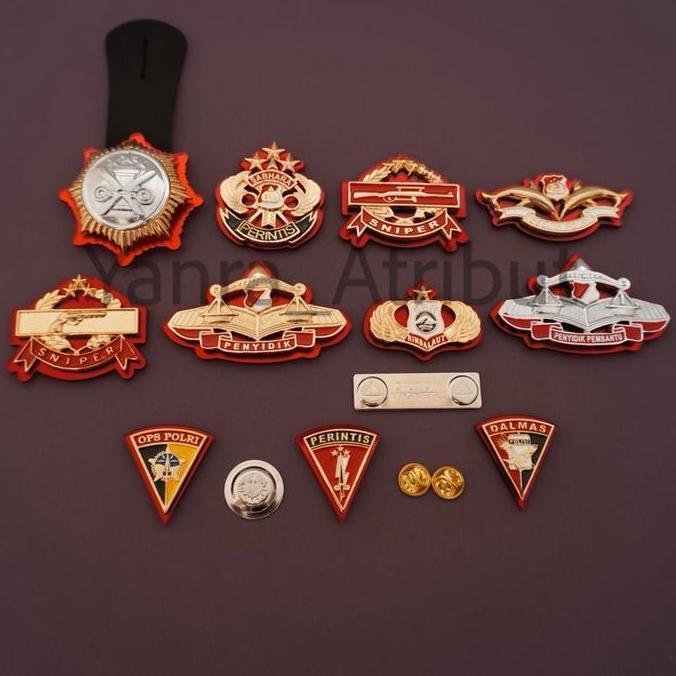 Pin Selam / Sniper Panjang / Penyidik / Sniper Pendek / Sar Rimba Laut / Penyidik Pembantu PPNS / Ga
