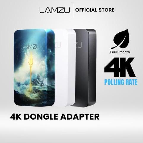 Ready  Lamzu 4K Dongle Adapter Polling Rate Receiver Garansi Resmi