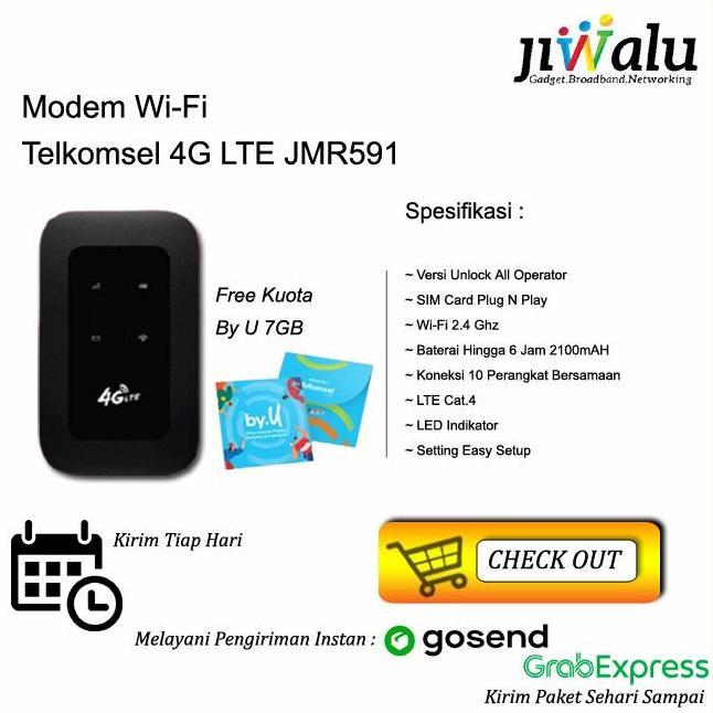Ready  Modem Mifi 4g unlock all operator free telkomsel 14GB
