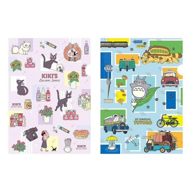 File Holder A4 Studio Ghibli Kiki Jiji Map Kertas Limited Edition