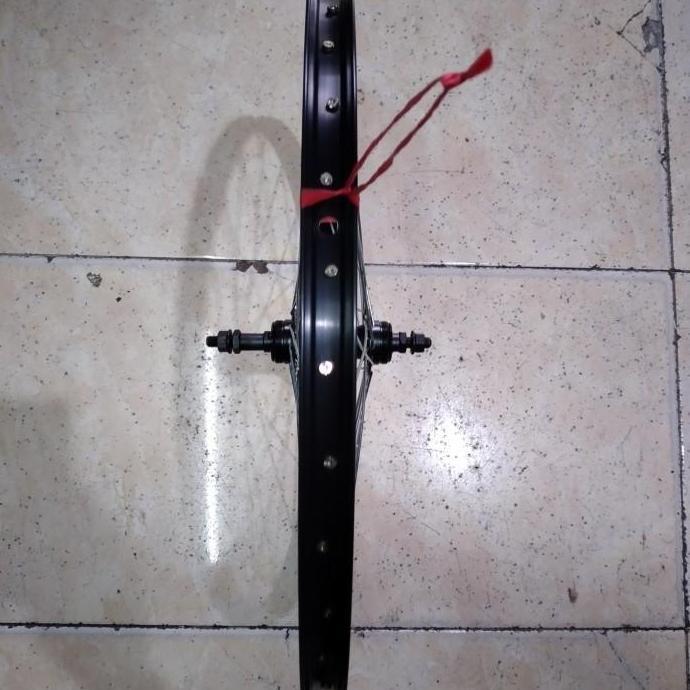 velg rims wheelset 24 inch murni genio alloy hitam 36H sepeda mtb mini