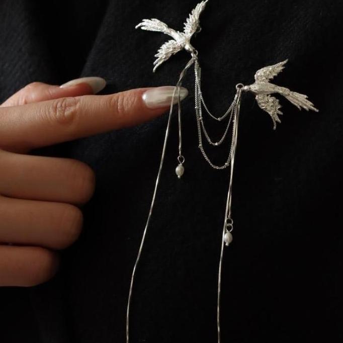 New  Bros Pin Rantai Jas Phoenix Bros Rantai Wanita Rantai Jas Wanita Lapel Pin Rantai Bros Kerah Ke