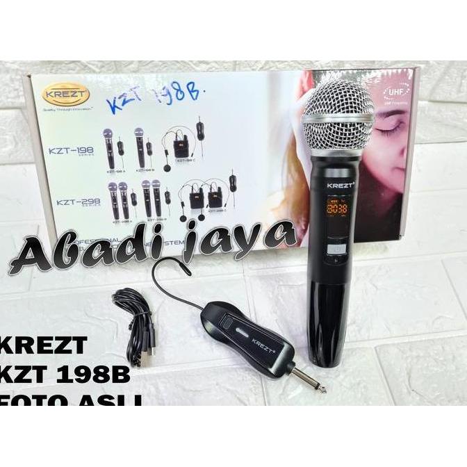 Ready  Mic Krezt KZT 198 ada 3 jenis tipe 198A 198B 198C 3 pilihan