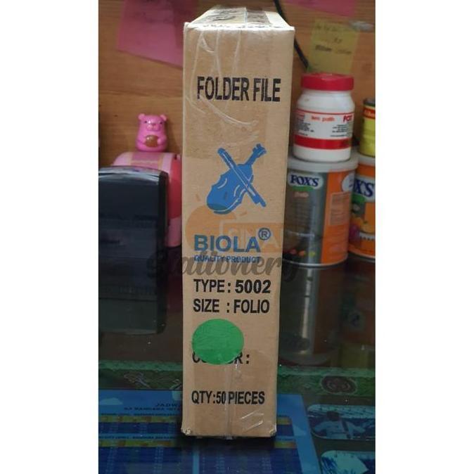 Map biola 5002 hijau tua 1pak isi 50pc