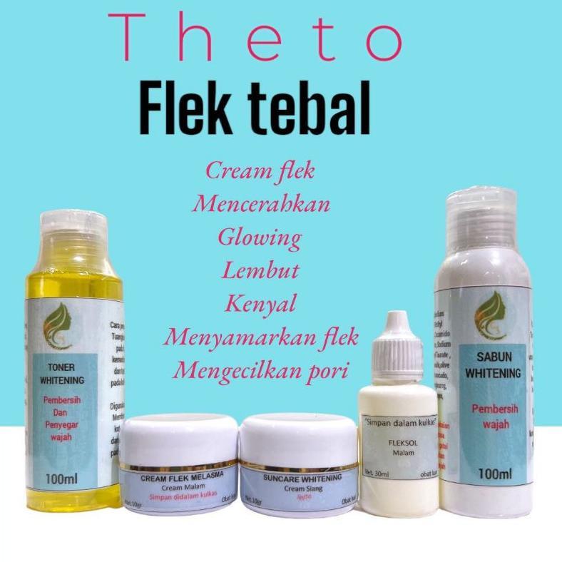 NEW Flek Tebal Racik 5 Sabun Toner Fleksol Krim Siang Malam [terbaik][terlaris]