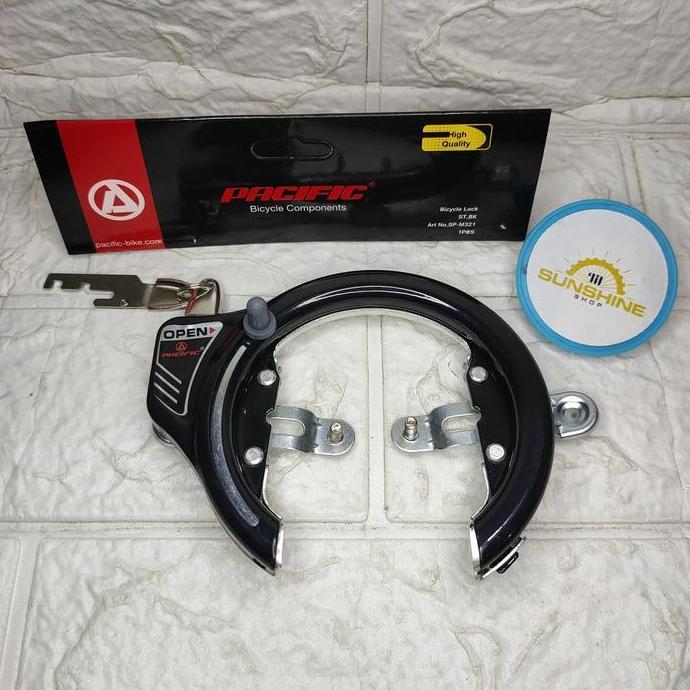 Kunci Gembok Sepeda Bicycle Lock PACIFIC M321 Seli Lipat Folding Bike CTB Mini Balap Siera