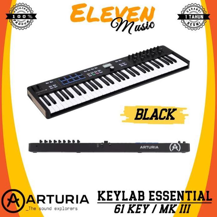 Ready  Arturia KeyLab Essential 61/MK3 Midi Keyboard Controller 61 Keys