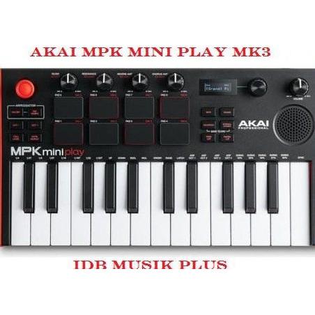 Ready  Akai Mpk Mini Play Usb Midi Controller