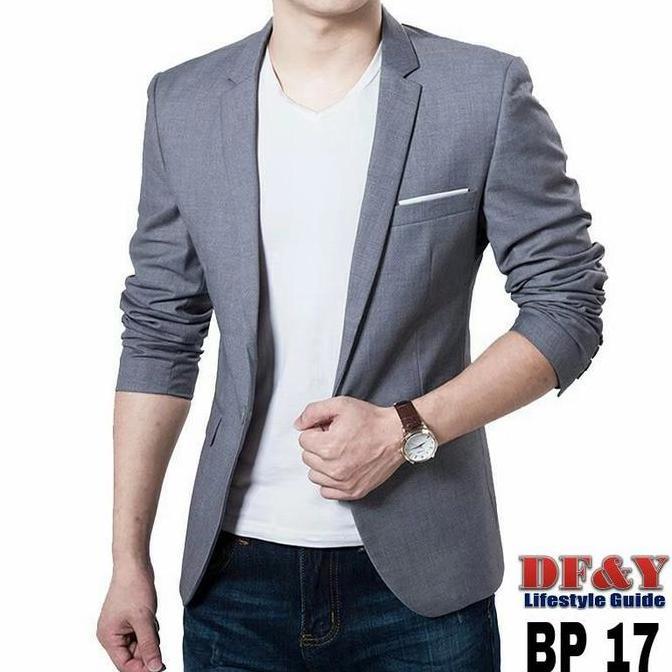 New  BLAZER JAS PRIA CASUAL BAHAN SEMI WOOL SLIMFIT / JAS BLAZER PRIA NON FORMAL / JAS PRIA BIG SIZE
