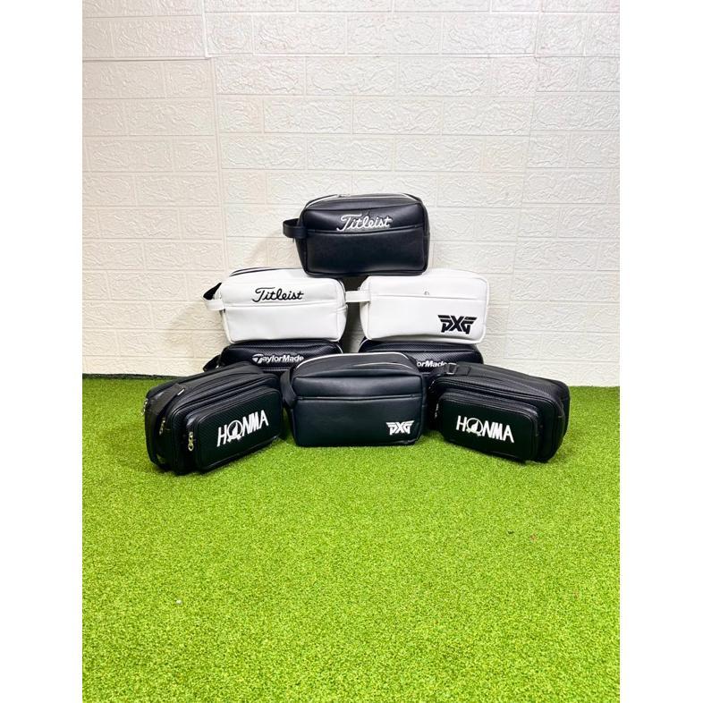 BESTPROMO TAS BOLA GOLF POUCH HAND BAG BALL GOLF TAS POUCH SERBAGUNA PREMIUM - TAS BOLA GOLF LOKAL B