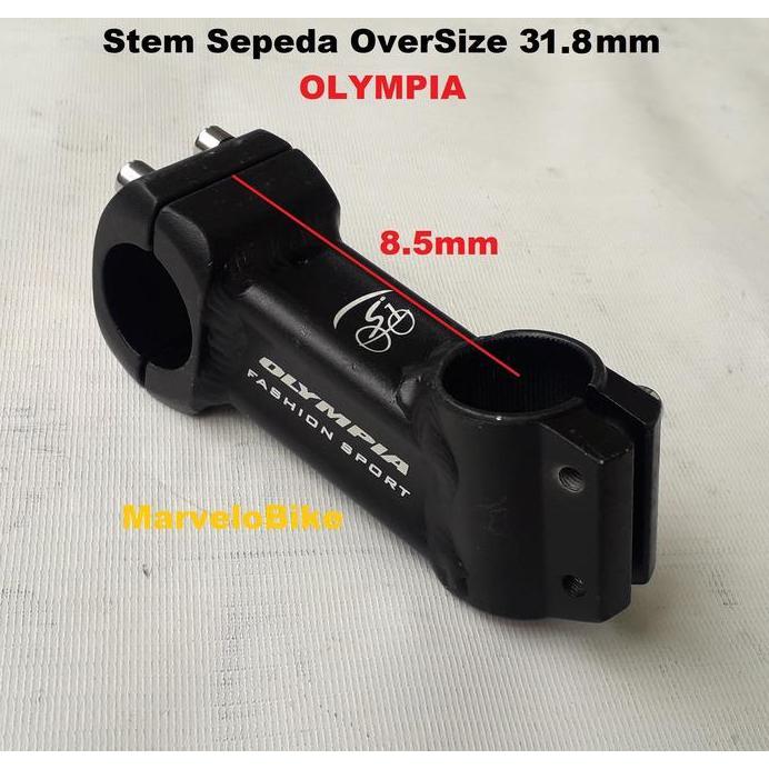 Ready Head Stem Tiang Stang Sepeda OverSize 31.8mm OLYMPIA Stem Sepeda MTB Fixie Balap RoadBike