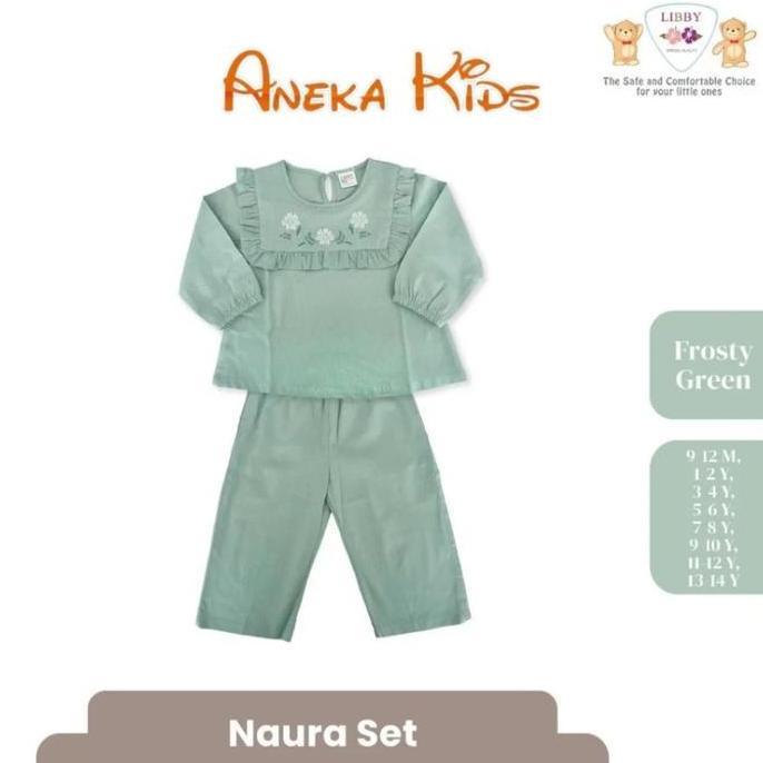 Libby Naura Set -  Libby Setelan Gamis Anak Perempuan / Libby Raya Collection