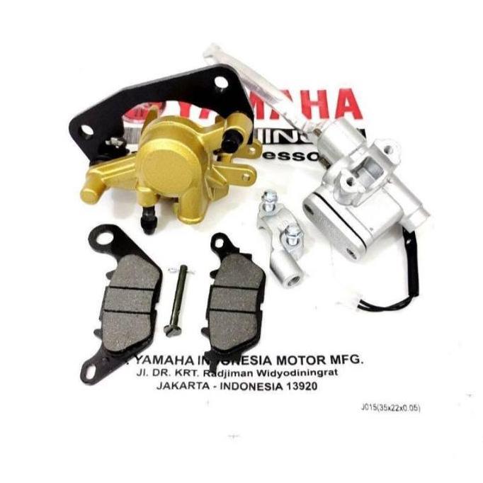 Ready master rem set assy+kaliper depan Yamaha Jupiter z new,Vega r new,Vega
