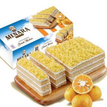 Bolu Menara Lapis Stim Jeruk Medan - 500gr