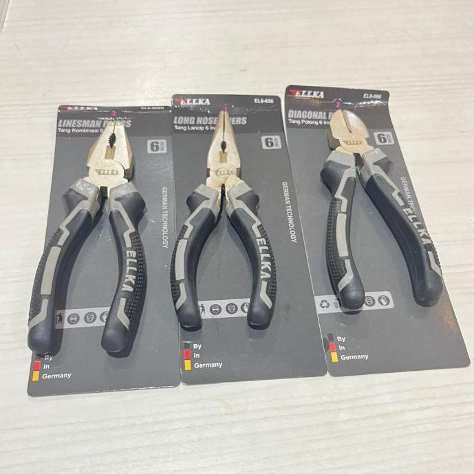 OFFICIAL KUALITAS TEKIRO - VTS TANG SET 3 PCS / Tekiro Tang set Tang Lancip 6' Tang Potong 6' Tang K