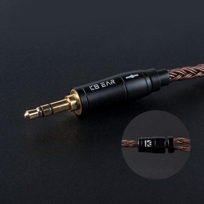 READY KBEAR 16 Core Earphone IEM Upgrade Cable Pure Copper Kabel IEM