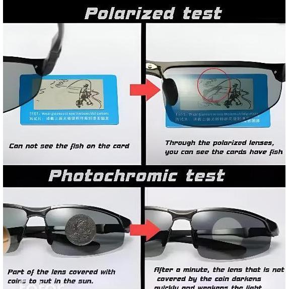 kacamata photocromic pria polarized kacamata uv400 pria terbaru murah