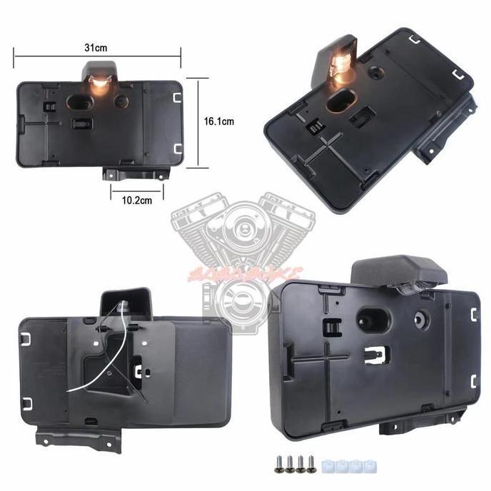 Ready Stock tatakan plat nomor jeep jk rubicon wrangler license holder jeep